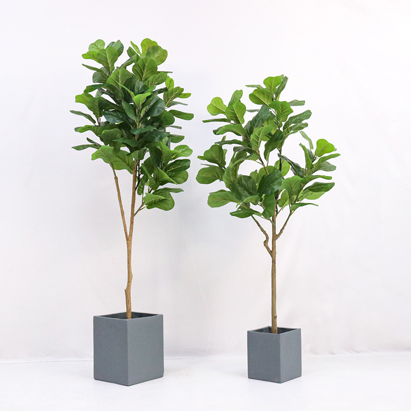 Tanaman Pot Plastik Buatan, Je - Ficus Lyrata Tree ulasan dan harga